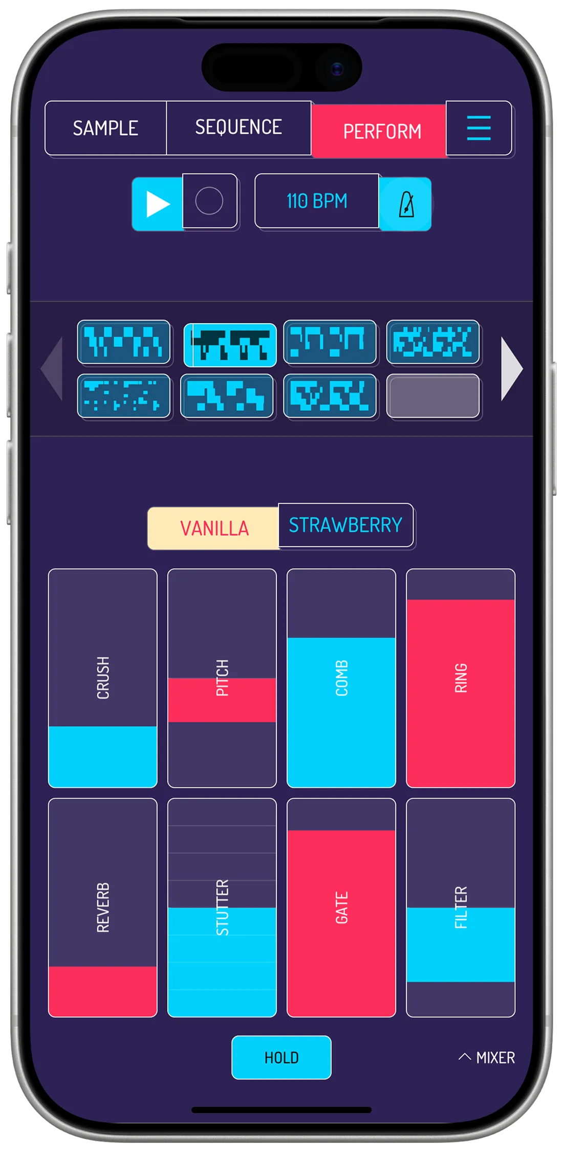 Koala Sampler plugin running on macOS